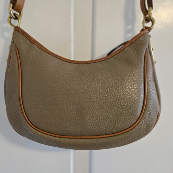 Dooney & Bourke Taupe and Tan Shoulder Bag - Picture 2 of 10